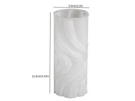 Molde silicona vela tubular torcinada